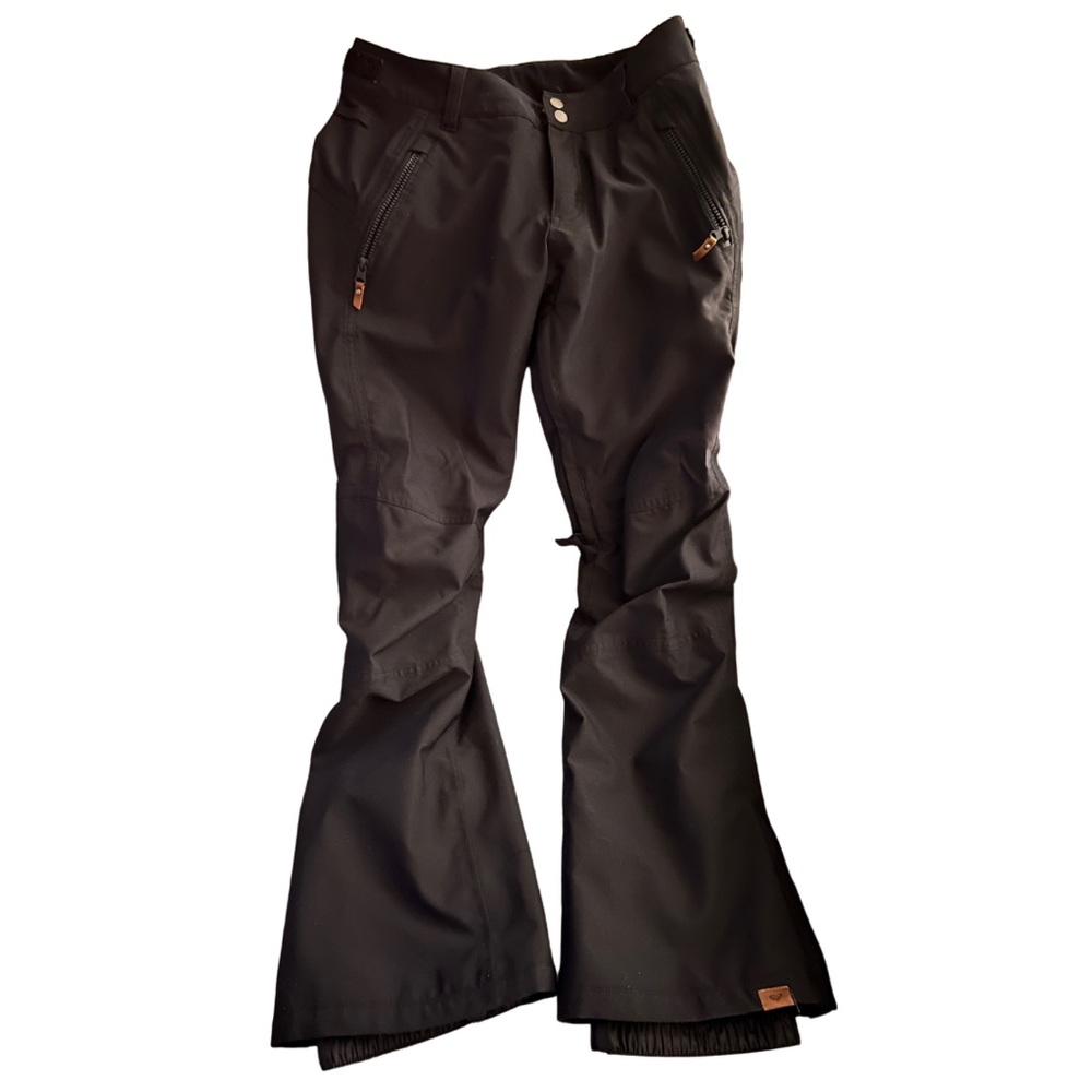 Women’s Medium Roxy Slim Fit Snow Pant with Leather